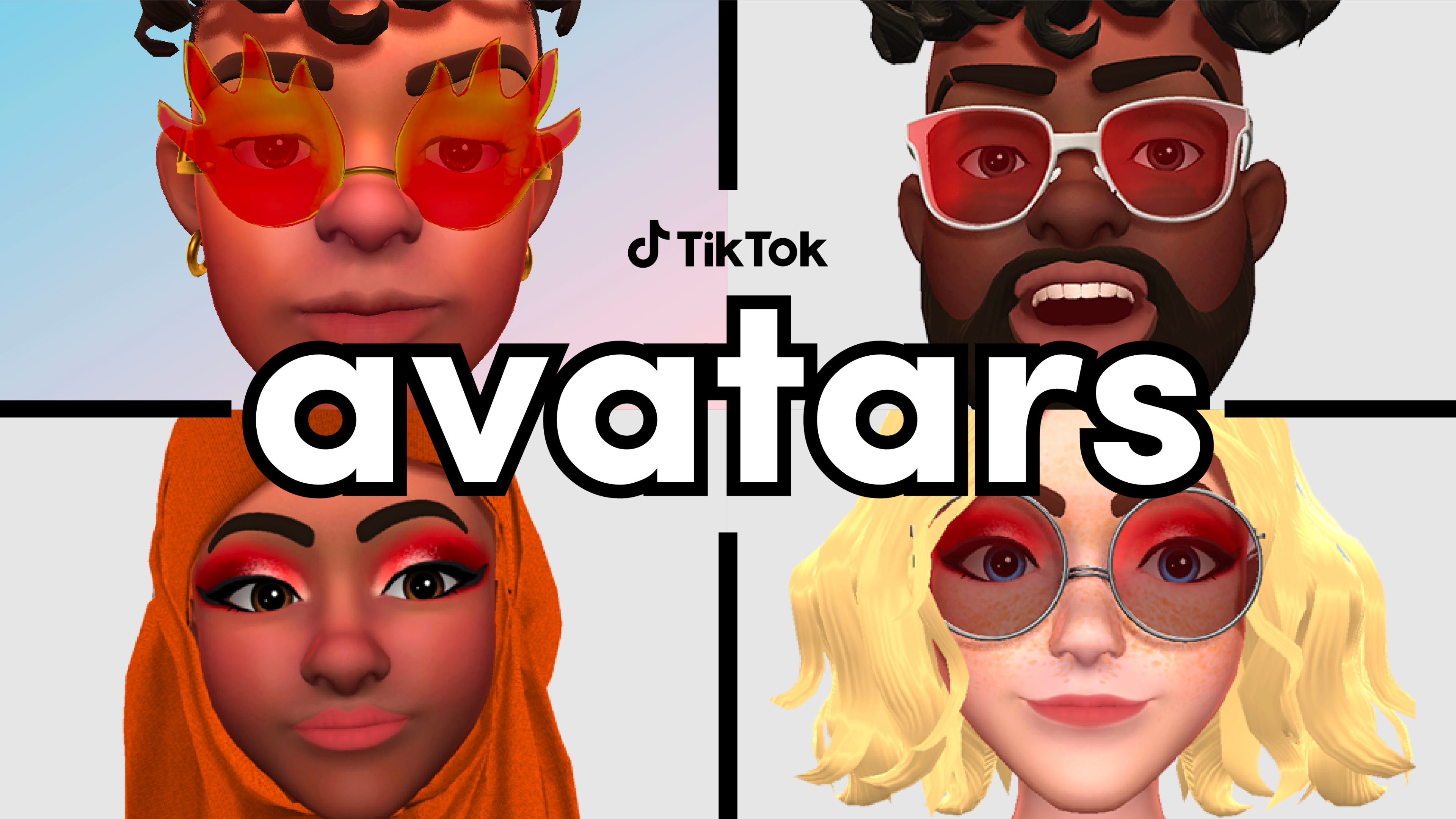 TikTok 釋出虛擬替身（TikTok avatars）功能，用戶能夠根據自拍創建虛擬頭像。Source: TikTok。