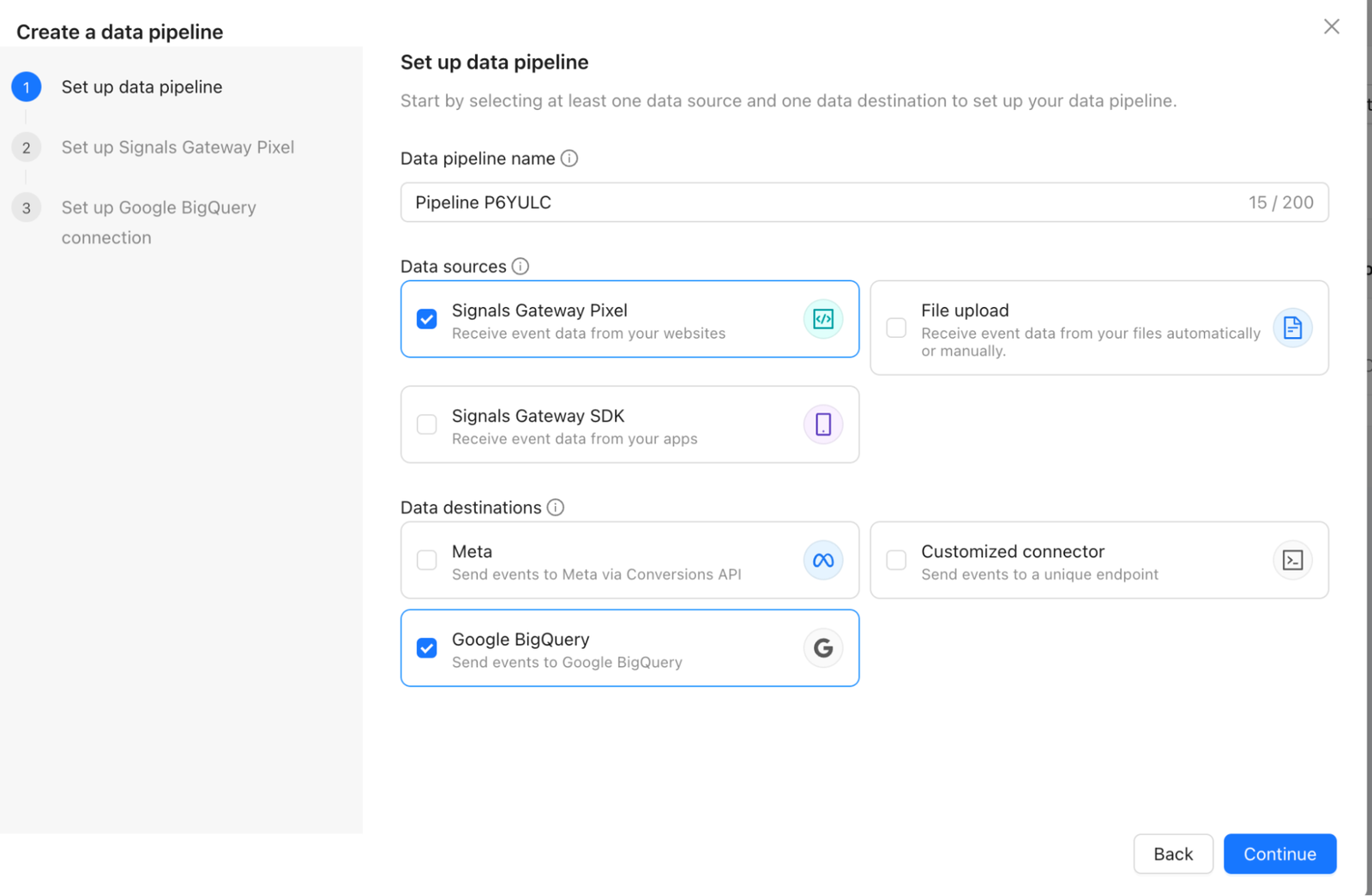 How to Connect Meta Signals Gateway to BigQuery - TenMax ad Tech Lab
